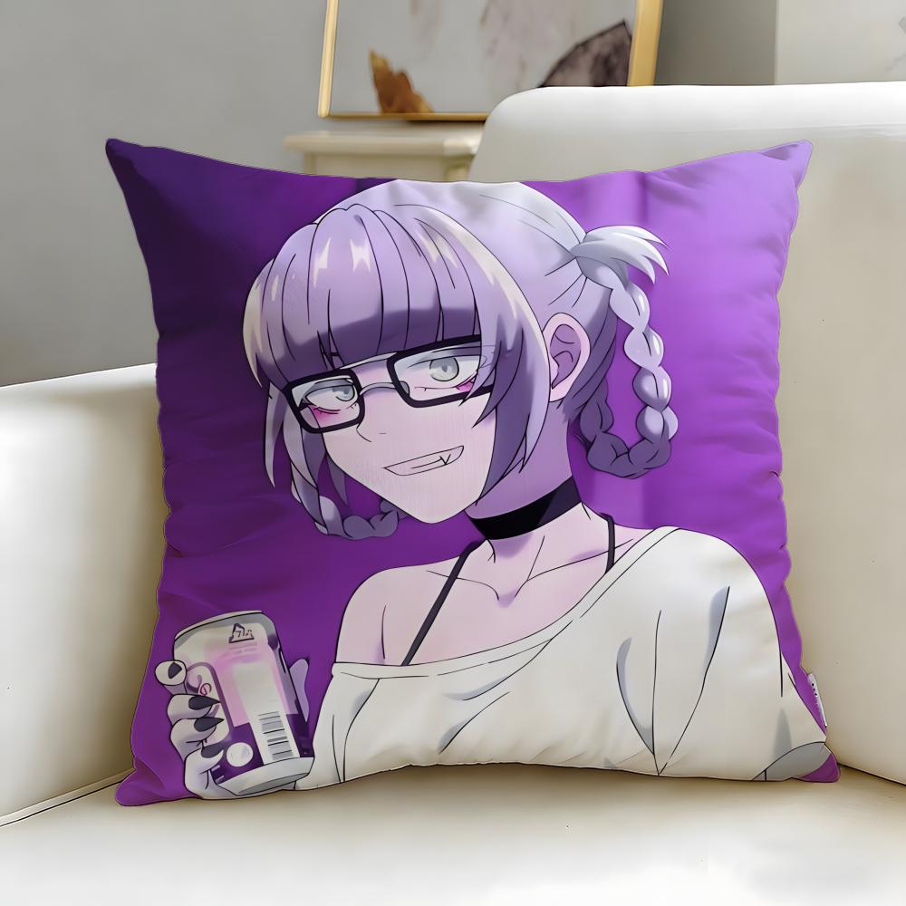 classic anime Call of the Night Cushion Cover Soft EasyWash Pillow Case Versatile for Couch Bed Travel and Office