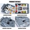 Military German Panzer Mouse Heavy Tank Building Blocks WW2 Army Soldier Weapons Panther Tiger Tanks Bricks Children kids Toys
