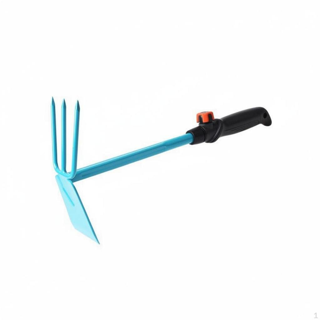 Long Handle Garden Tool Kit Heavy Duty Carbon Steel Detachable Head Set Rust Resistant