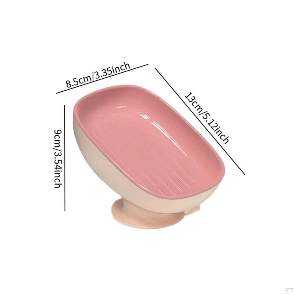 Self Draining Soap Cleaning Non Slip Vanity Tray Not Punched Fast Drying Storage Box for Kitchen