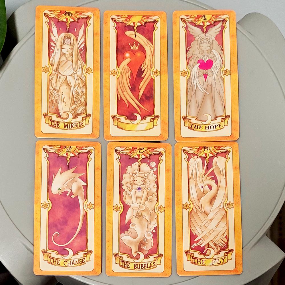 Magical Cardcaptor Sakura Clow Card Deck - 56 Pcs Anime Cards for Cosplay and Display 11*5.5cm