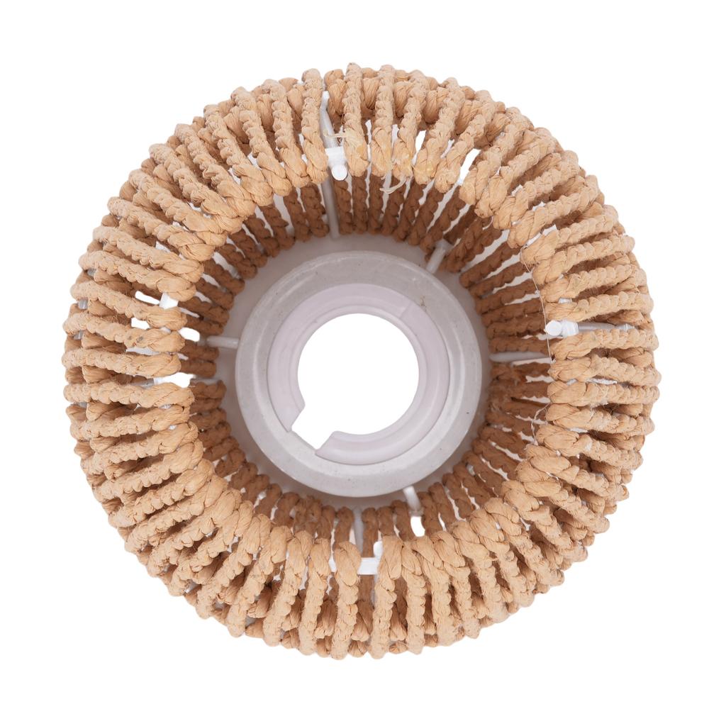 Paper Rope Lamp Shade Compatible with E27 E14 Base Decorative Woven Lampshade for Home Hotel Coffee Shop