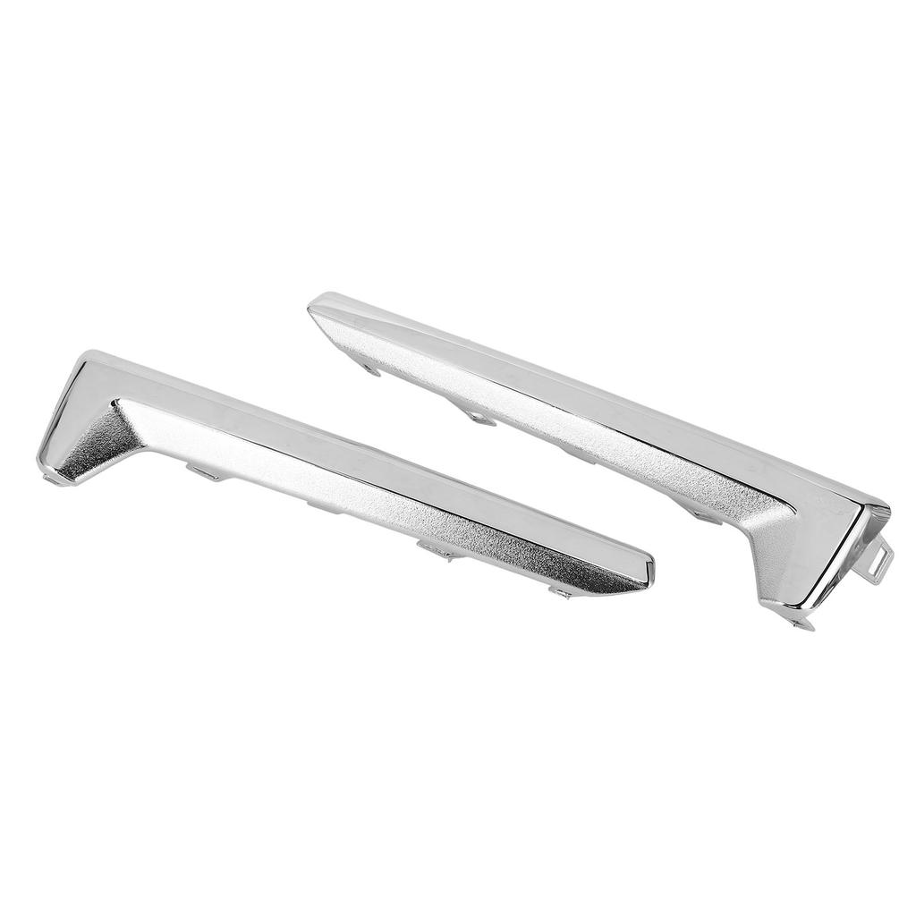 2 Pcs Front Fog Light Cover Trim 57708SG010 Chrome Bumper Fog Lamp Molding Trim Replacement for Subaru Forester 2015 to