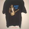 Buddy Guy Originele Concert Tour T-shirt Dubbelzijdig Zwart 2XL Blues Rock vintage Gewassen Ademend mode Unisex