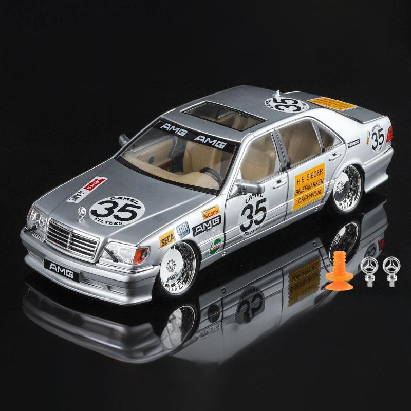 AATC1 1:24 Benz S W140 320SEL Luxury Cars Alloy Metal Diecast Model Car High Simulation Decoration Ornament Children Toys Car Collect