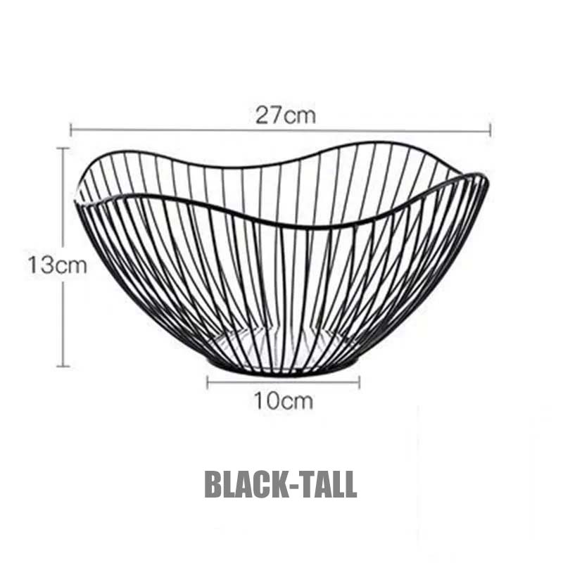 Nordic Light Luxury Iron Fruit Plate Geometric Candy Storage Bowls Creative Modern Home Living Room Snack Fruit Tray Simple Snack Finish Basket