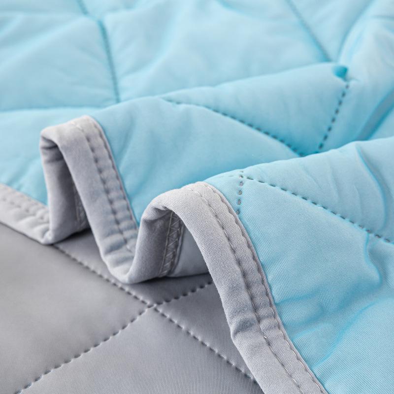 Letnia kołdra chłodząca z jedwabiu - Jednokolorowy koc klimatyzacyjny z jedwabiu lodowego dla dzieci, Cienka i odświeżająca kołdra, Idealny prezent na lato