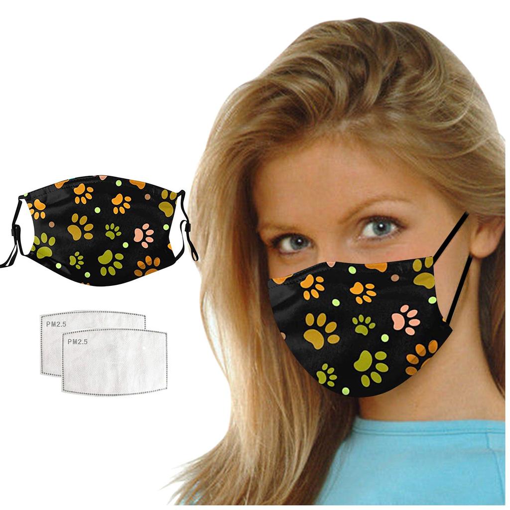  Dog  PrintAdult Mask Washable Reusable Pollution Cover Face 