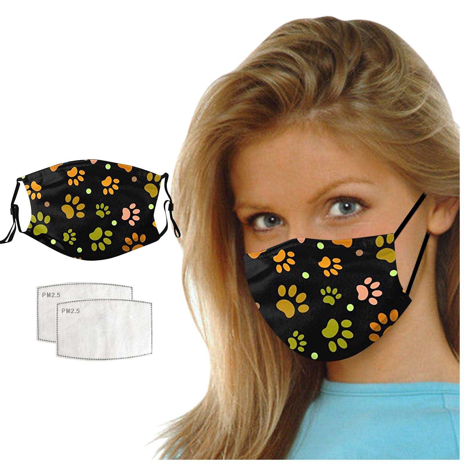 

Dog PrintAdult Mask Washable Reusable Pollution Cover Face