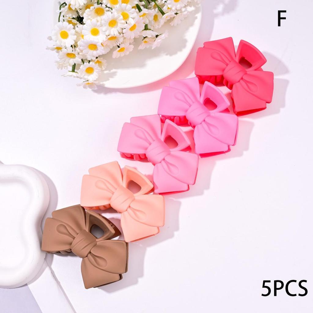 High-End Bow Claw Clip: Women's Solid Color Shark Clip, Large Size Hair Accessory