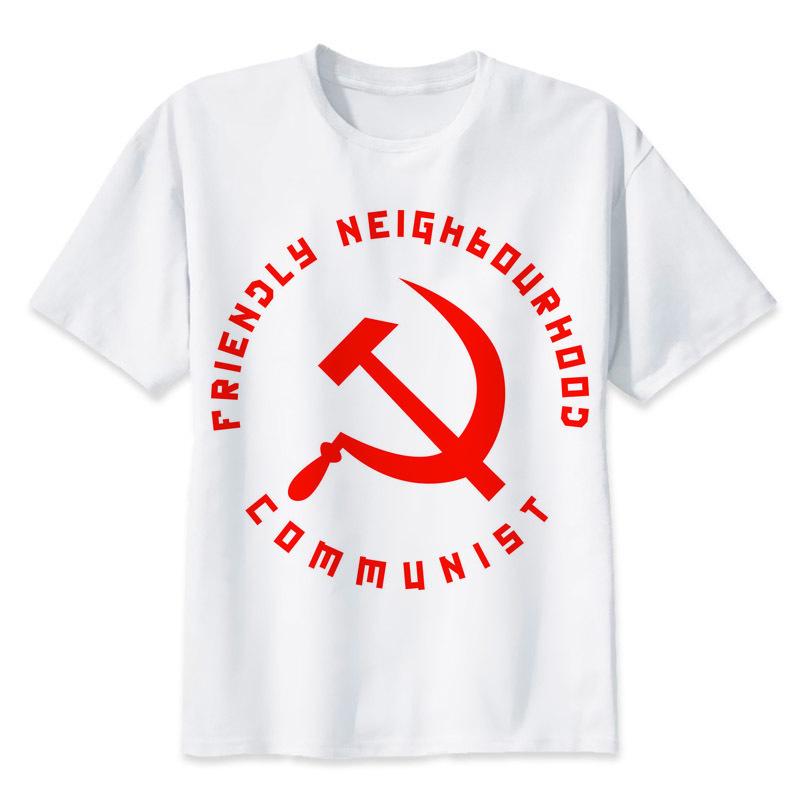 CCCP Russian T Shirt USSR Soviet Union KGB Moscow New Arrival Russia tshirt Fashion t-shirts Custom funny Design