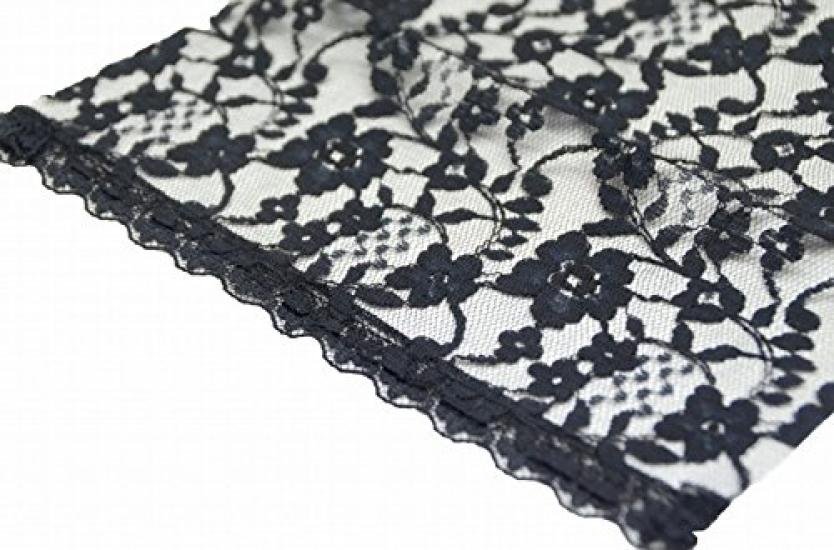 [Kimono Hitotoki] Half-collar, embroidered, lace, stylish half-collar, colored half-collar, summer half-collar, made in Japan, lace half-collar, for