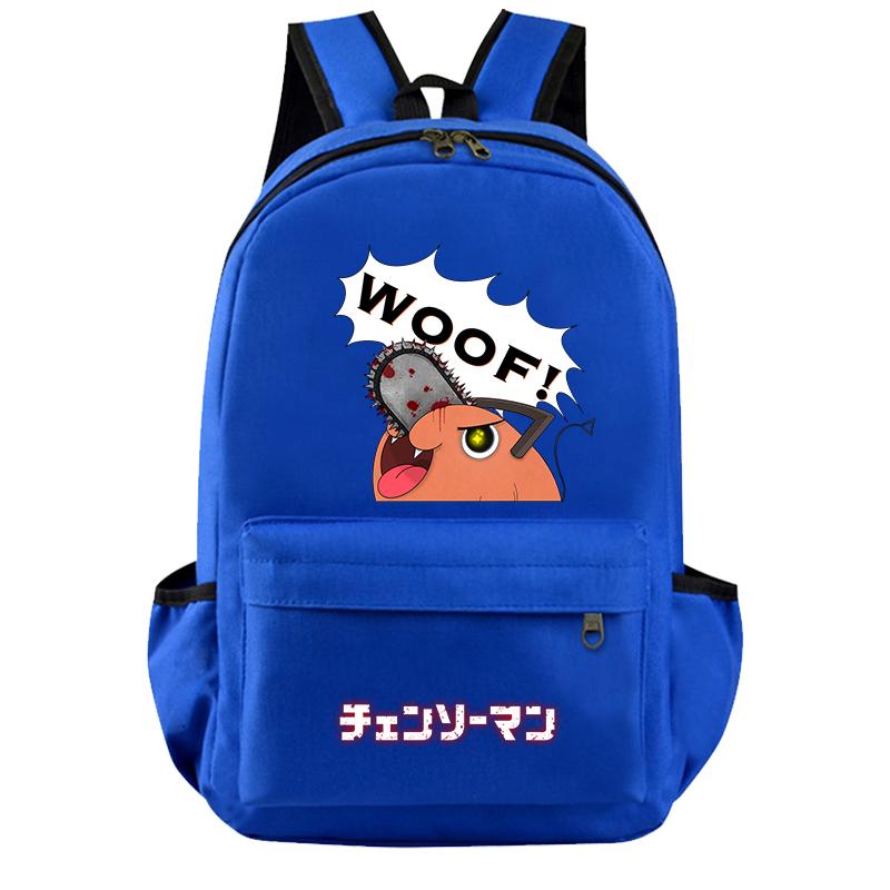 Anime Chainsaw Man Rucksack für Jungen Mädchen Hildren Zurück zur Schule Schultasche Student Kawaii Rucksack Luffy Nami Lysop Leichte Taschen
