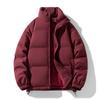 Winter Thickened Loose Cotton-padded Jacket Couple's Solid Color Bread Clothes and Cotton-padded Clothes