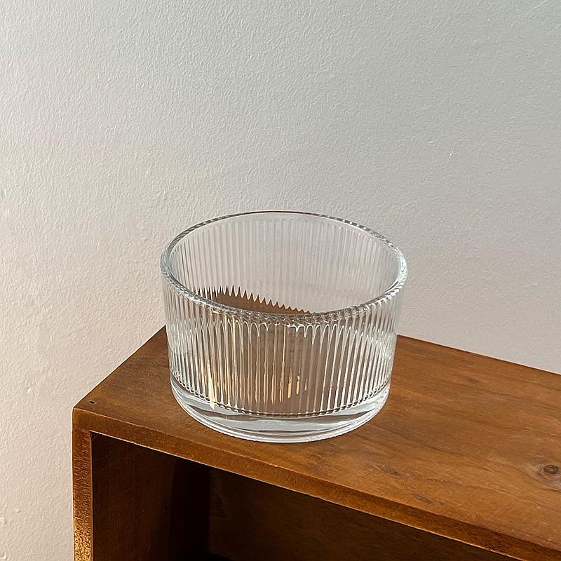 

Nordic Clear Glass Dessert Bowl Hammer Pattern Bird s Nest Design Yogurt Pudding Cup Ice Cream Breakfast Bowl For Home 1PCS