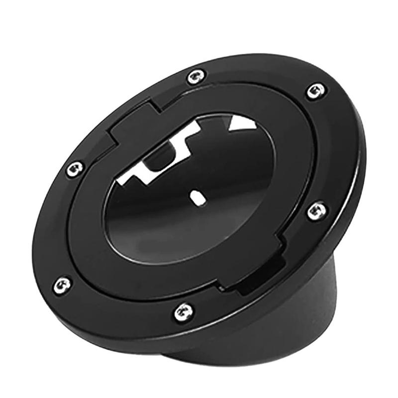 Fuel Filler Door Transparent Gas Tank Cap Cover Accessories For Wrangler JK Unlimited 2/ 4Door Sport Rubicon Sahara 2007-2017