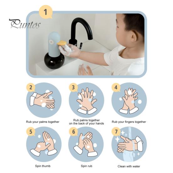 Automatische Zeepdispenser Inductie Schuim Contactloos Eendvormig Hoge Precisie 400ml Capaciteit Hoge Precisie Sensor
