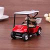 1/36 Model Play Vehicle Toys Mini Pullback Action Simulation Golf Cart Model Toy with Light Music Safe for Children Holiday Gift
