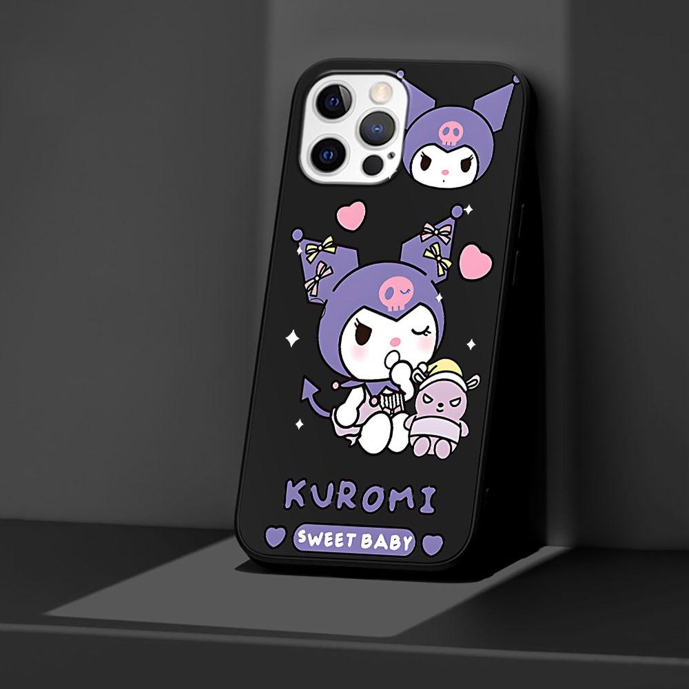 Cinnamoroll Kuromi Case for Apple iPhone 13 14 Plus 11 12 Mini 15 Pro Max 7 8 SE 2020 X XS XR Silicone Soft Phone Cover