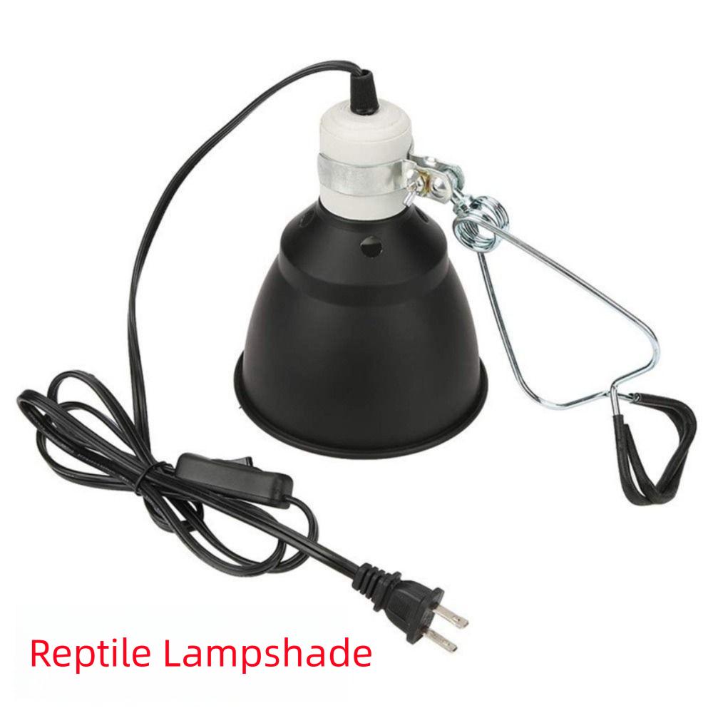 300W E27 Pet Light Bulb Bracket Black Lampshade Emission Lamps Reptile Heating Lamp  Pet Reptile