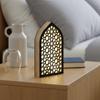 LED Eid Desktop Ornament Creative Eid Wooden Decoration Handmade Night Light Ornament  Banquet