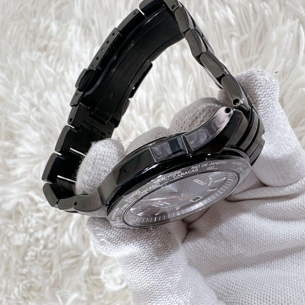 [USED] Seiko Brightz World Time Titanium All Black