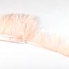 Feather New 50CM White Natural Goose Feather Ostrich Feather Ribbon Mix Ribbon Feathers Trim Fringe Clothing Sewing Decoration