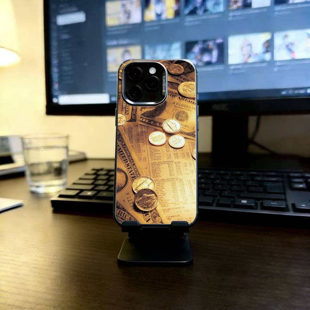 

Чехол для телефона Деньги Золото Искусство для iPhone 17,16,15,14,13,12,11 Plus,Pro Max,XS, Цветной Серебристый Черный Чехол iPhone16e