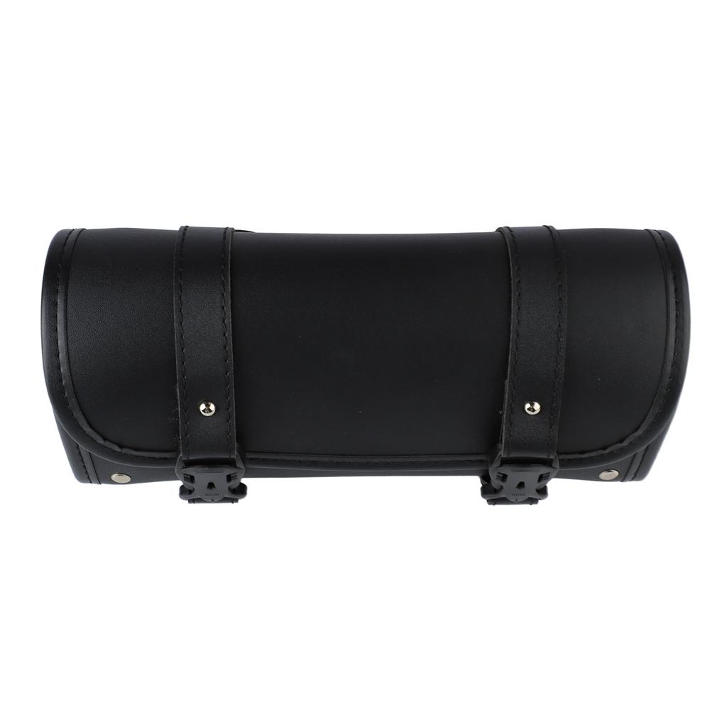 Motorbike Roll Saddlebags 2 Strap Buckle Closure Waterproof 2 Strap Buckle Closure Motorbike Tool Bag for Motorcycle