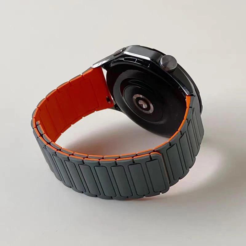 18mm 20mm 22mm Magnetic Band For Huawei Watch GT5/4/3Pro 46mm 4/3Pro Soft Silicone Loop Strap For Amazfit Balance GTR 4/3/2 47mm