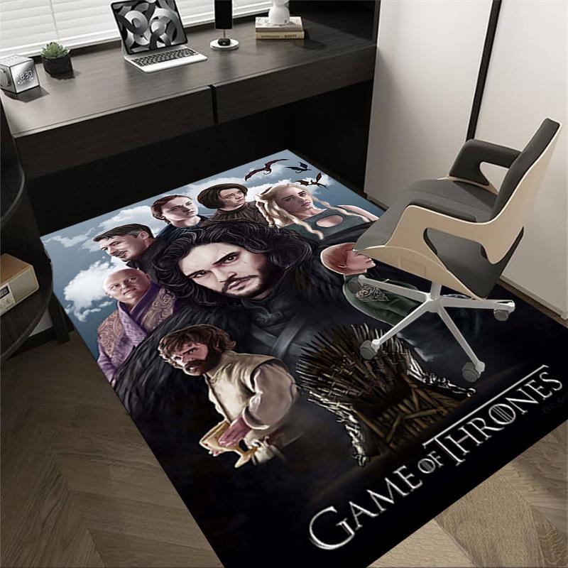 

1PC Game of Thrones Extra Large Non-Slip Floor carpet, Office, family, bedroom, Studio - Large Area Rug Indoor Rugs1136A 60cm by 90cm