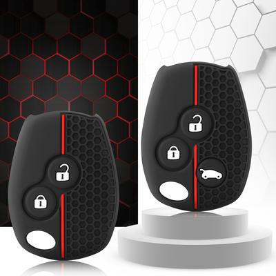 Housse de porte-clés en silicone pour clé de voiture, étui pour Renault Trafic, Clio, Duster, Logan, Dacia Sandero, Nissan Terrano, Almera