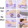 1pc Portable Plastic Yoga Muscle Massage Roller Foot Training Device Multi-functional Foot Roller for Muscle Network Drainage