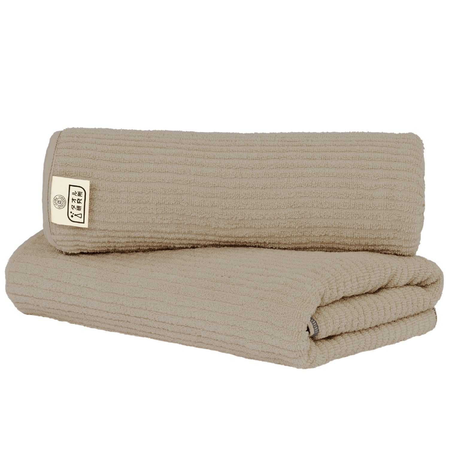 

Towel Laboratory Bath Set of Hand Ribbed Fast JapanTechnology [Smooth Touch] #032 Towels, Beige, 2, Kitchen, Thin, Towel, Smooth, Weave, Absorbency,
