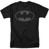 Unisex Adult Batman Classic Shield Logo Tonal Cotton Men T Shirt Black