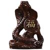 New Years Gift Wooden Zodiacs Snake Figurine Landscape Ornament for Home Decorations Office Desk Accessories