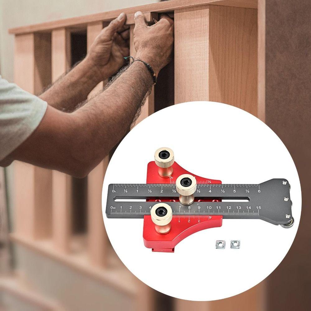 Rust-proof Table Saw Jig Adjustable Woodworking Tool Roller Cutting Limit  Woodworking Workbench