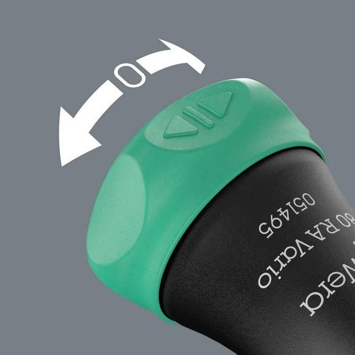 Wera 80 RA Vario Pour L'atelier Tournevis À Cliquet 1/4 (6.3 Mm)