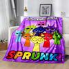 Rainbow Friends Adventure Flannel Blanket-Soft and Suitable for Sofas,Beds,Offices,Travel,All Seasons,Great Gift for Holidays and Birthdays.