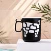 YIXI Creative Cow Glass Mouthwash Cup Set