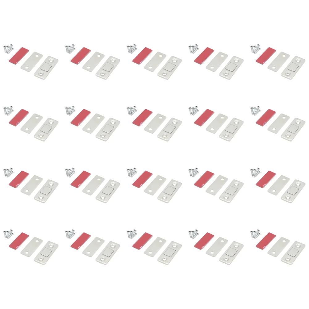 1-50Sets Cabinet Magnetic Catch Ultra Thin Adhesive Drawer Latch Magnetic Closers for Bedroom Kitchen Closet Door Closing Catch