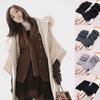 Women's Knitted Solid Fingerless Gloves Soft Warm Autumn Wrist Arm Long Mittens