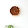 KATOMOKU muku clock 2 Octagonal Wall Clock with Continuous Second Diameter KM-73NARC8 Hand, 30.0cm (Radio-Controlled)