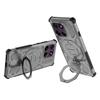For Motorola Edge 60 Pro 5G Magnetic Case Rotating Metal Kickstand Shockproof PC + TPU Phone Back Cover