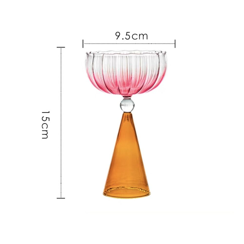 Colorful Ice Cream Cup Creative Wine Cup Goblet Dessert Cup  Party