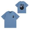 Camiseta de Algodón Streetwear para Hombre y Mujer Corte Holgado Manga Corta Camiseta Gráfica Casual Unisex Cuello Redondo
