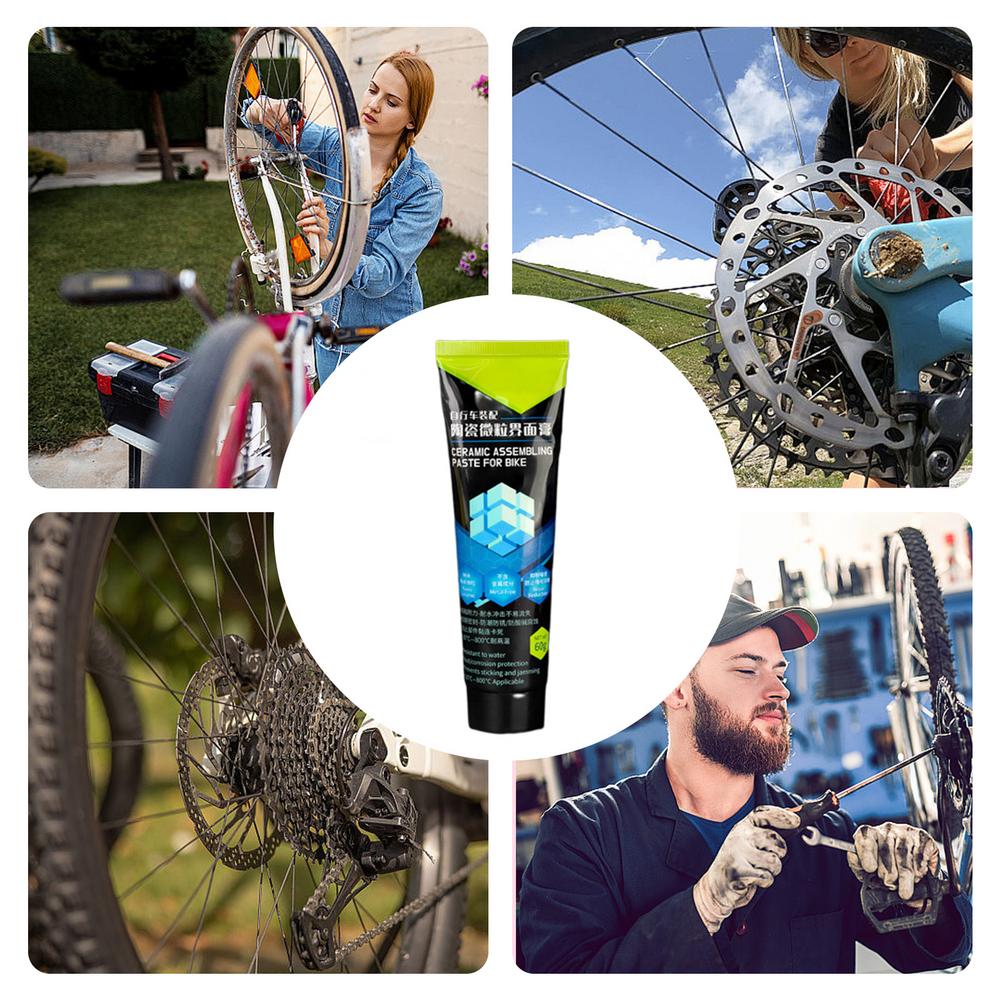 Bike Wheel Bearing Grease 60g Ceramic Shaft Lubricating Multi Function Grease Bike Maintenance Bicycle Grease For Electric
