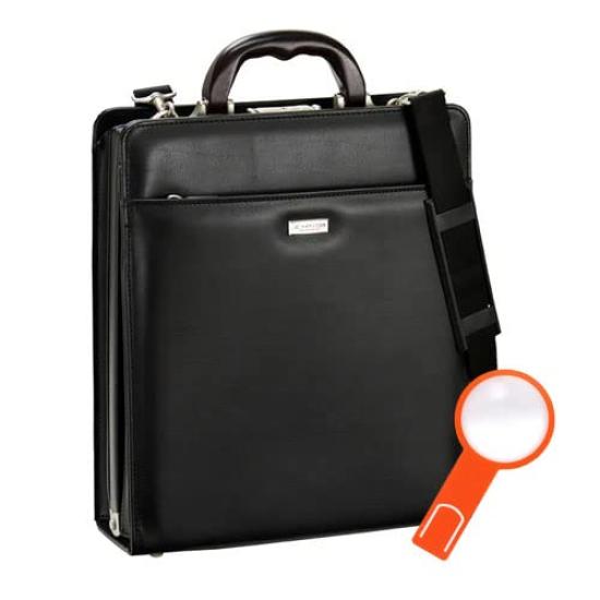 

vertical business natural wood specification with loupe file Toyooka made in business [Hirano Kaban] Gentleman s bag, #22310, bookmark-shaped (A4