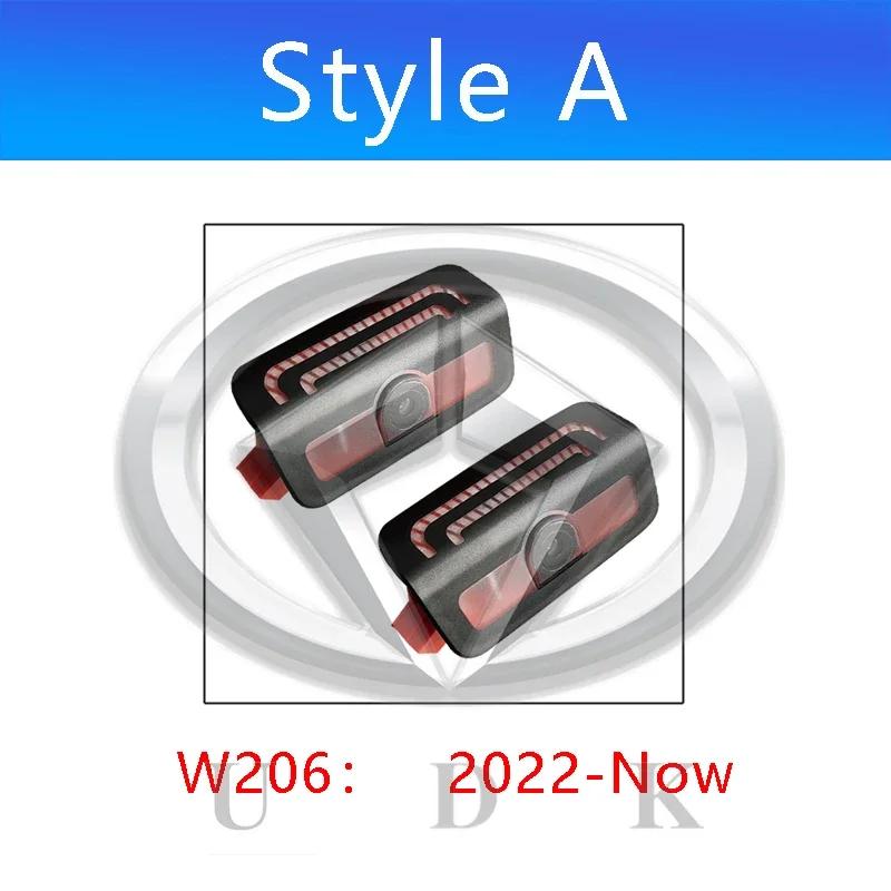 For Mercedes Benz C Class W206 W205 W204 W203 C Coupe C63 C180 Led Car Door Logo Welcome Shadow Light Laser Projector Ghost lamp