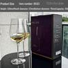 LISM Handmade Crystal Red Wine Glass Gift Set